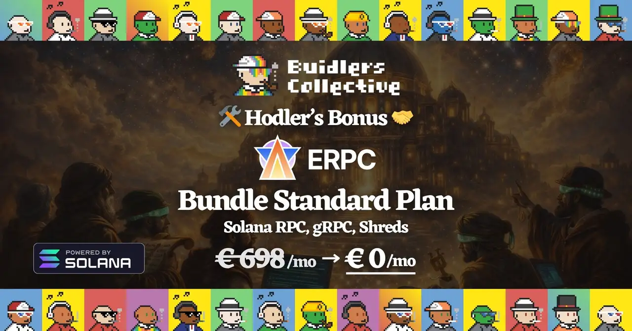 ERPC x BDLC NFT ボーナスプランを大幅アップグレード。月額€698相当の Bundle プランが BDLC ホルダーに無料提供 — Geyser gRPC・Direct Shreds を含むフルスタック Solana 接続へ拡張