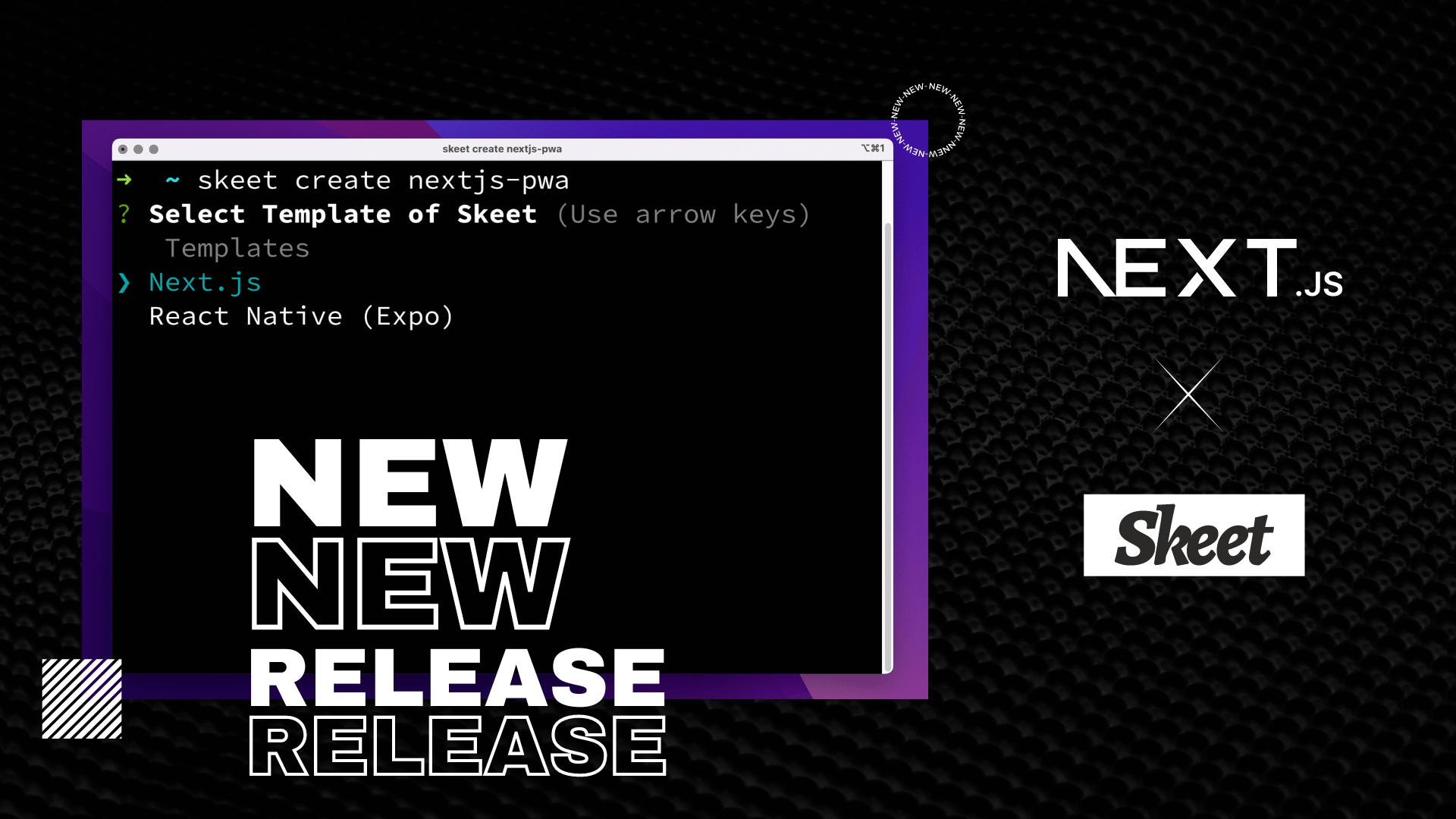 Next.js (React) starter added to Skeet, a TypeScript serverless framework. A new AI Chat App demo has also been released.