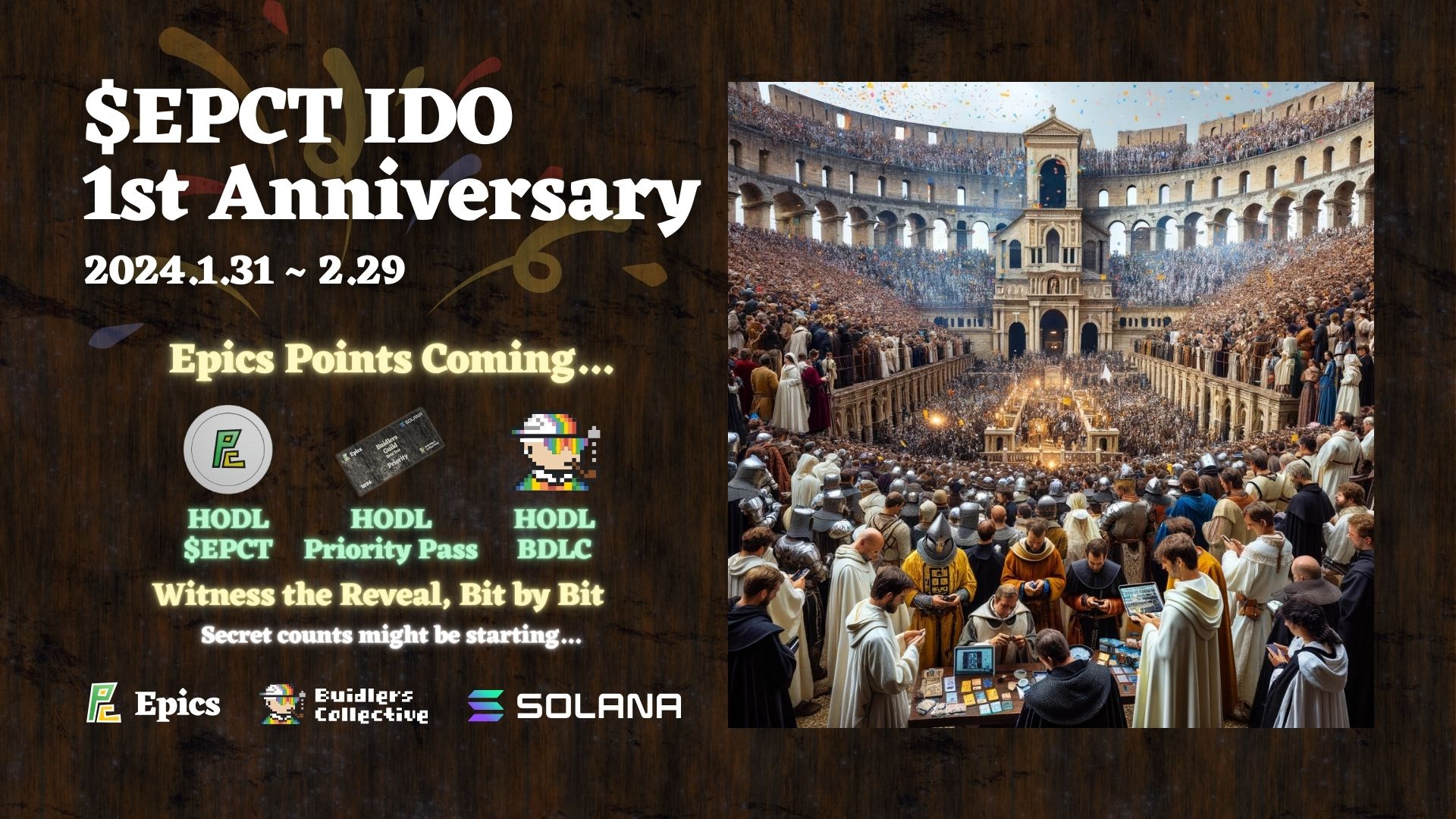 Epics DAO Celebrates its 1st Anniversary of IDO Listing on Solana with a Special Event