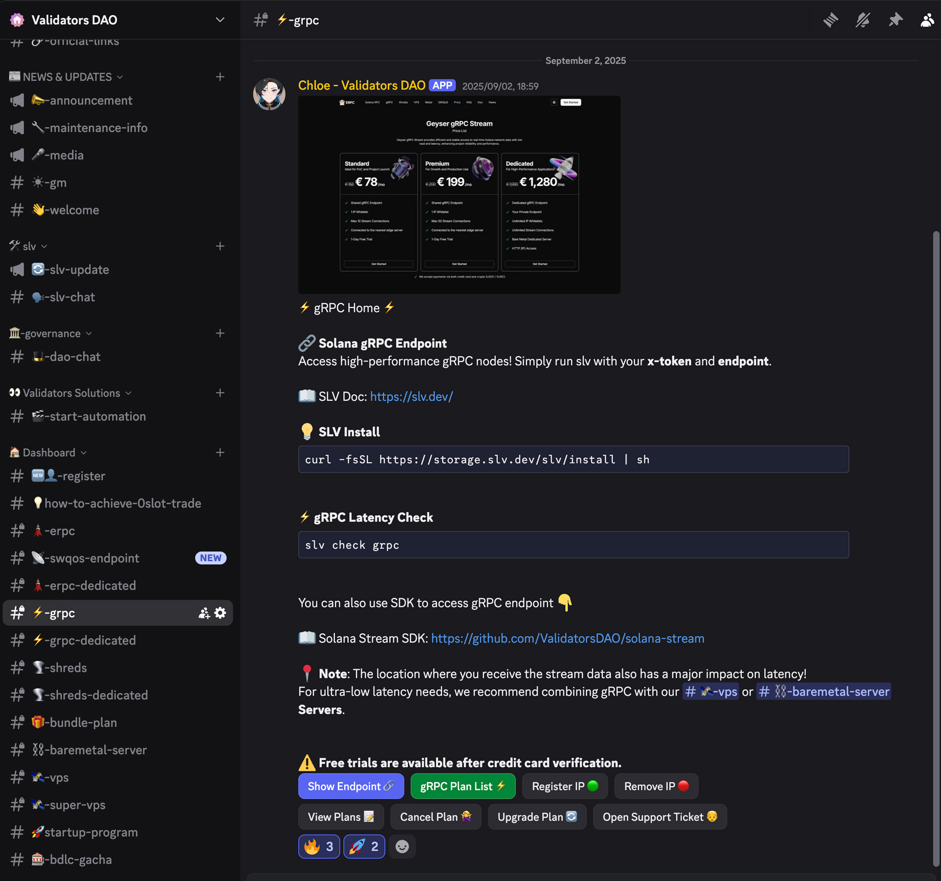 gRPC Dashboard