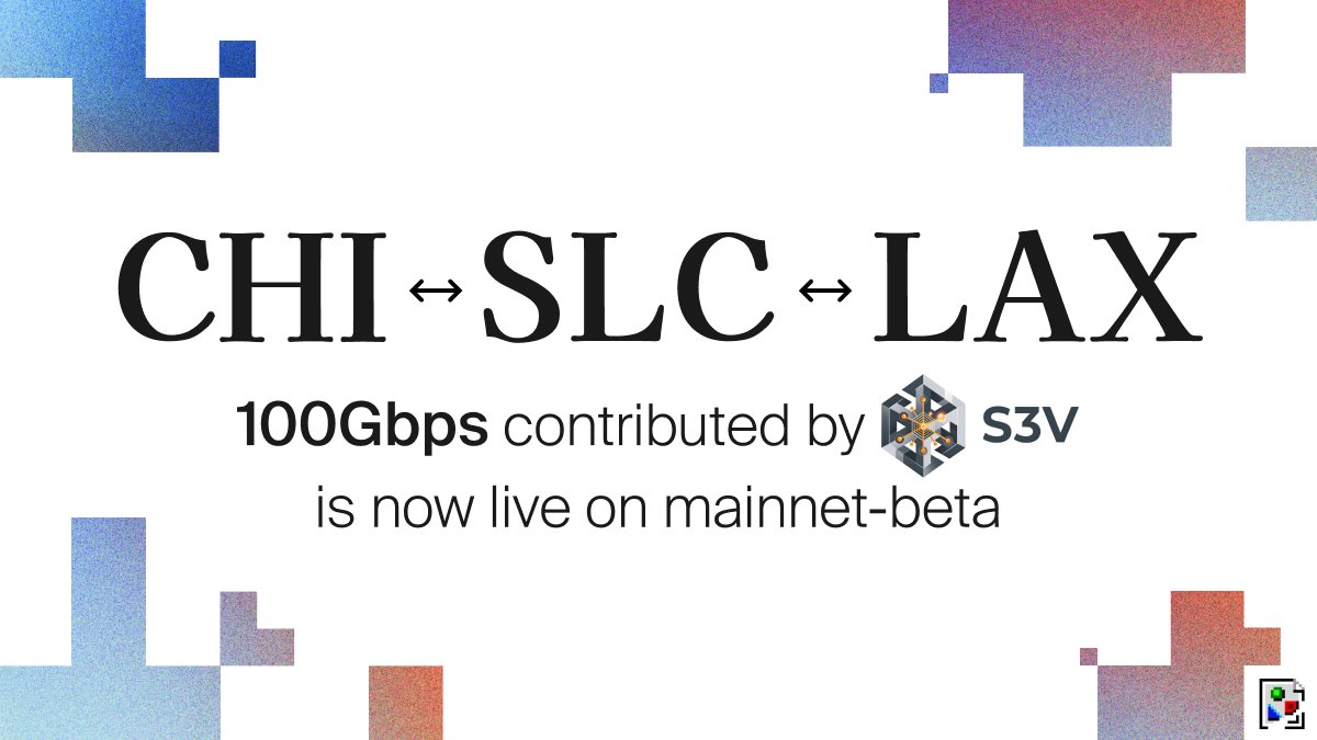 CHI–SLC–LAX 100 Gbps