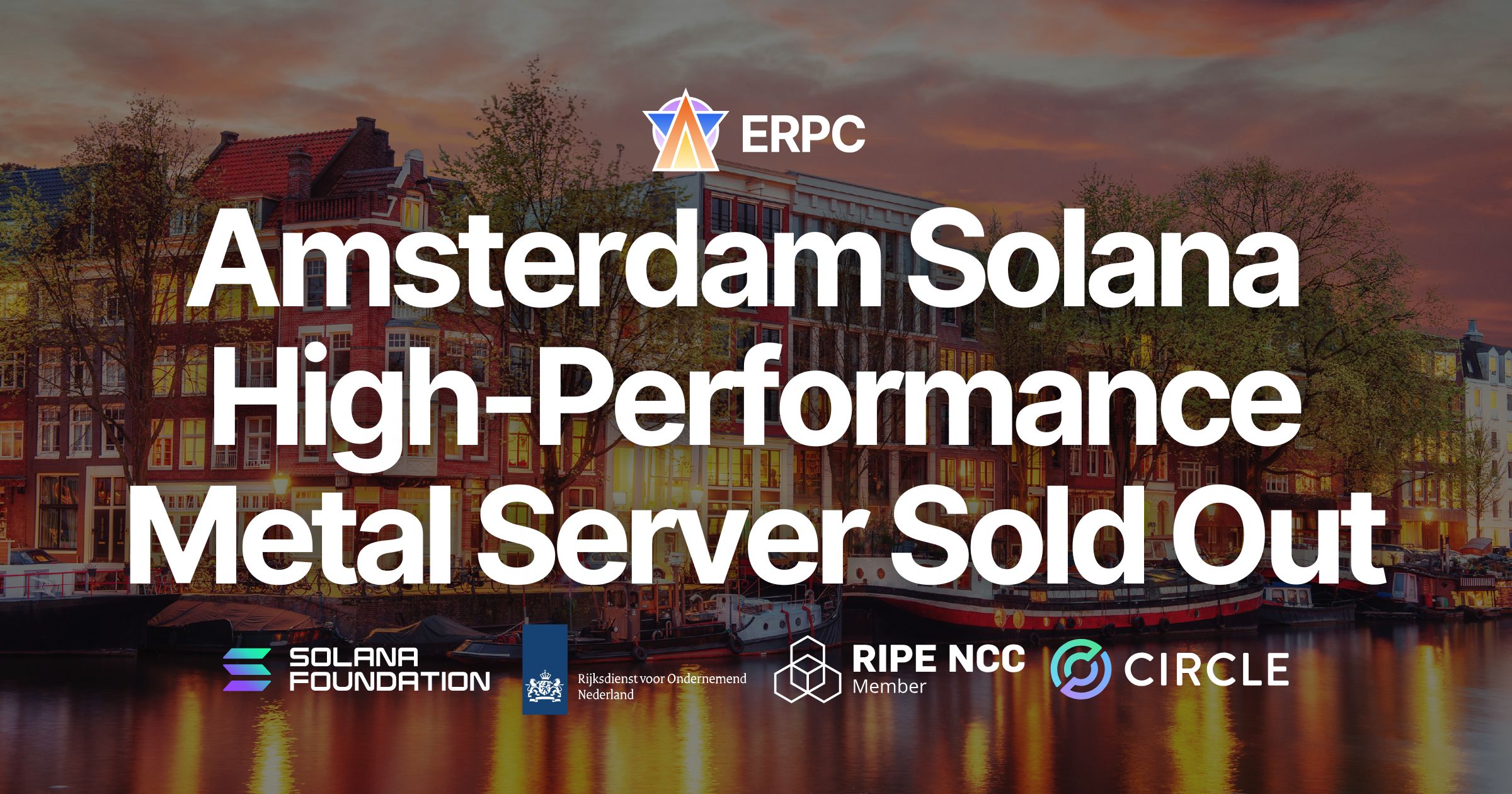 Amsterdam’s Solana High-Performance Bare-Metal Server Ryzen 9950X Sold Out. Strengthening Supply to Meet Surging Demand