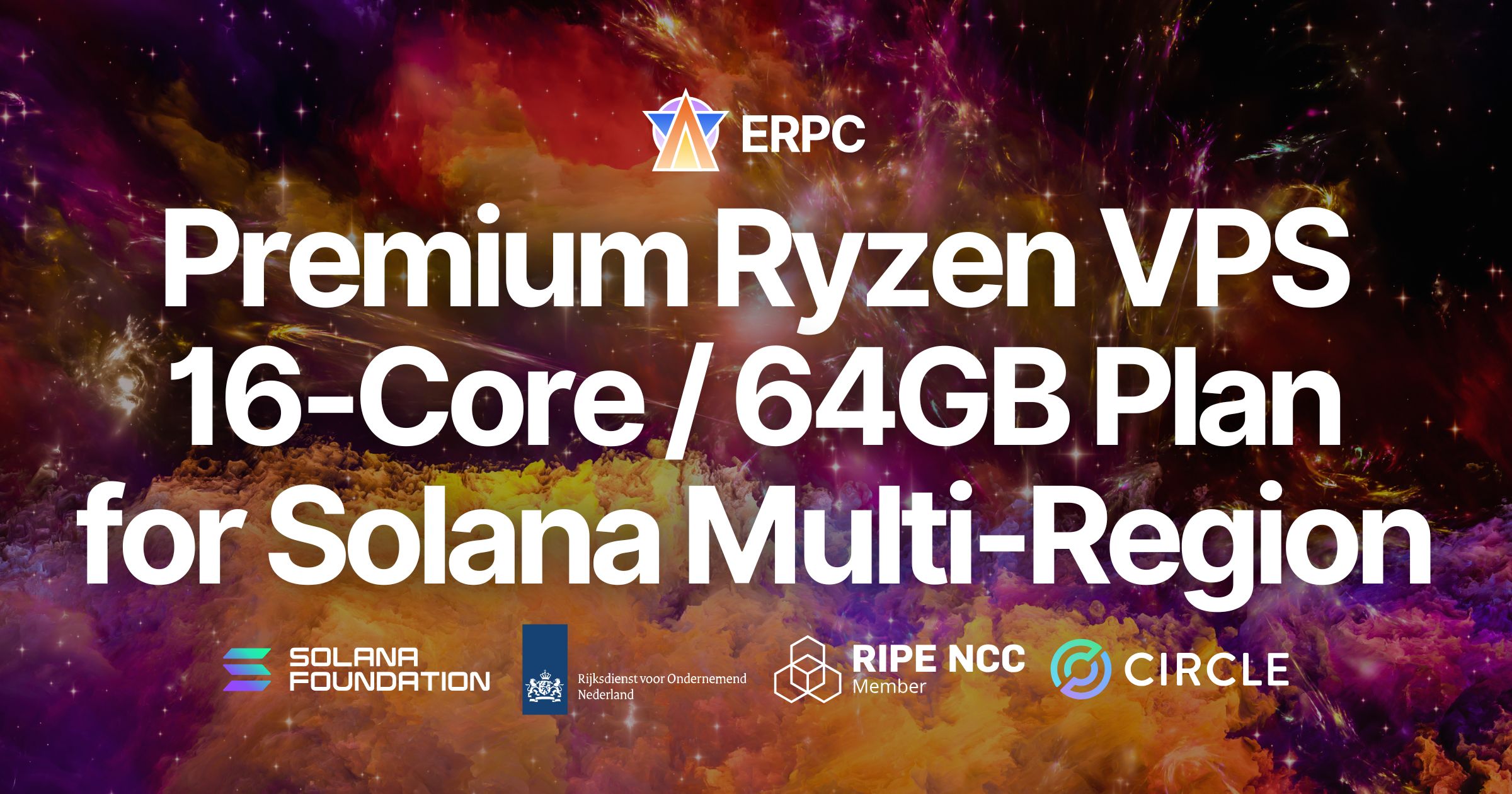 ERPC Introduces New Premium Ryzen VPS 16-Core / 64GB Plan to Meet Growing Demand for Solana Multi-Region Deployments