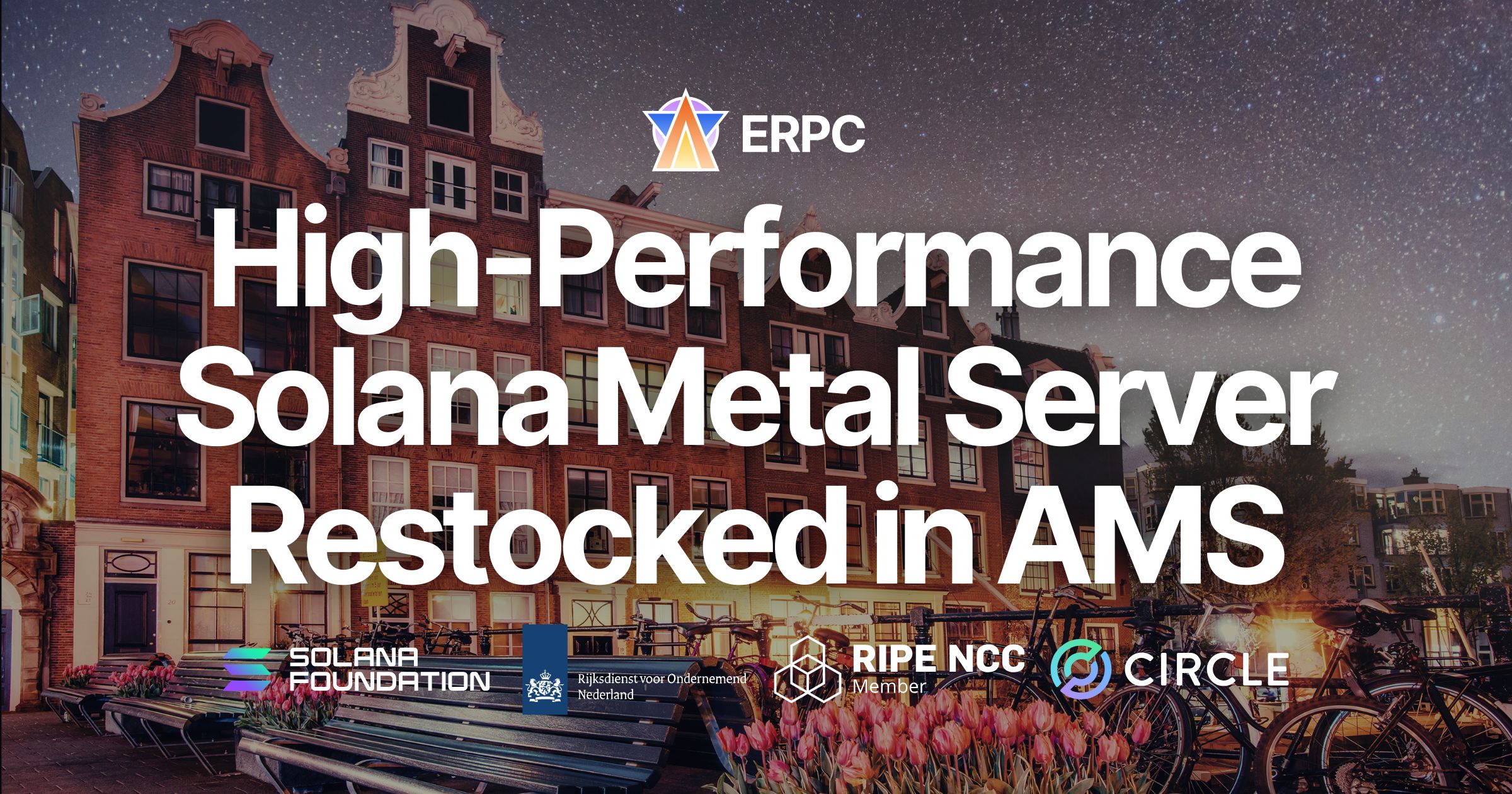 ERPC Restocks High-Performance Solana Bare-Metal Server Ryzen 9950X in Amsterdam After Previous Sold-Out